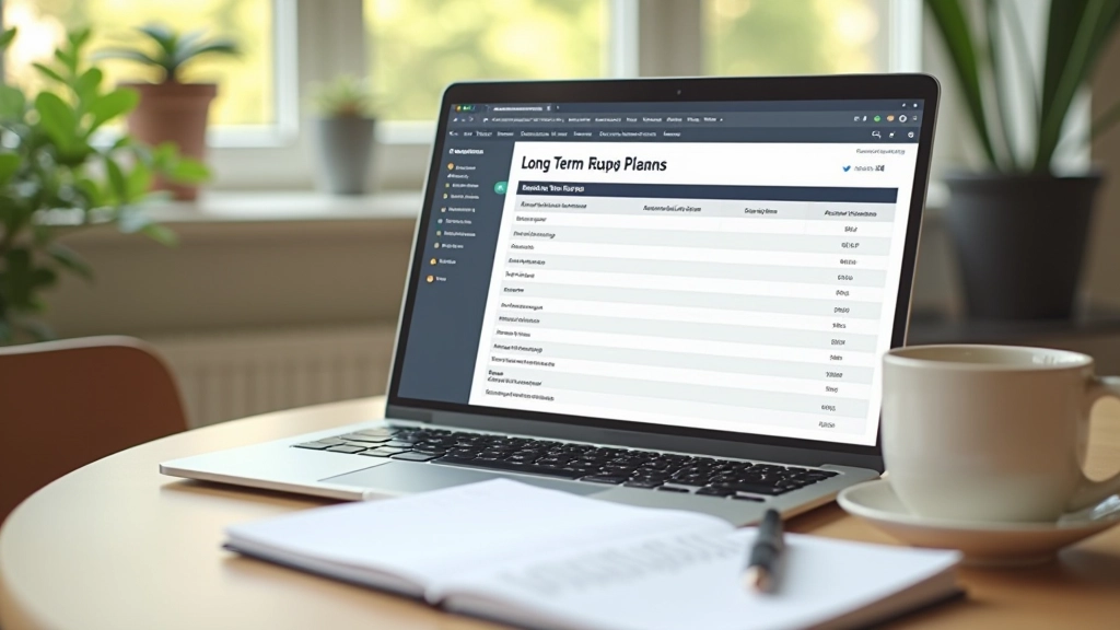Dlouhodobý spořicí plán v tabulce s progresí